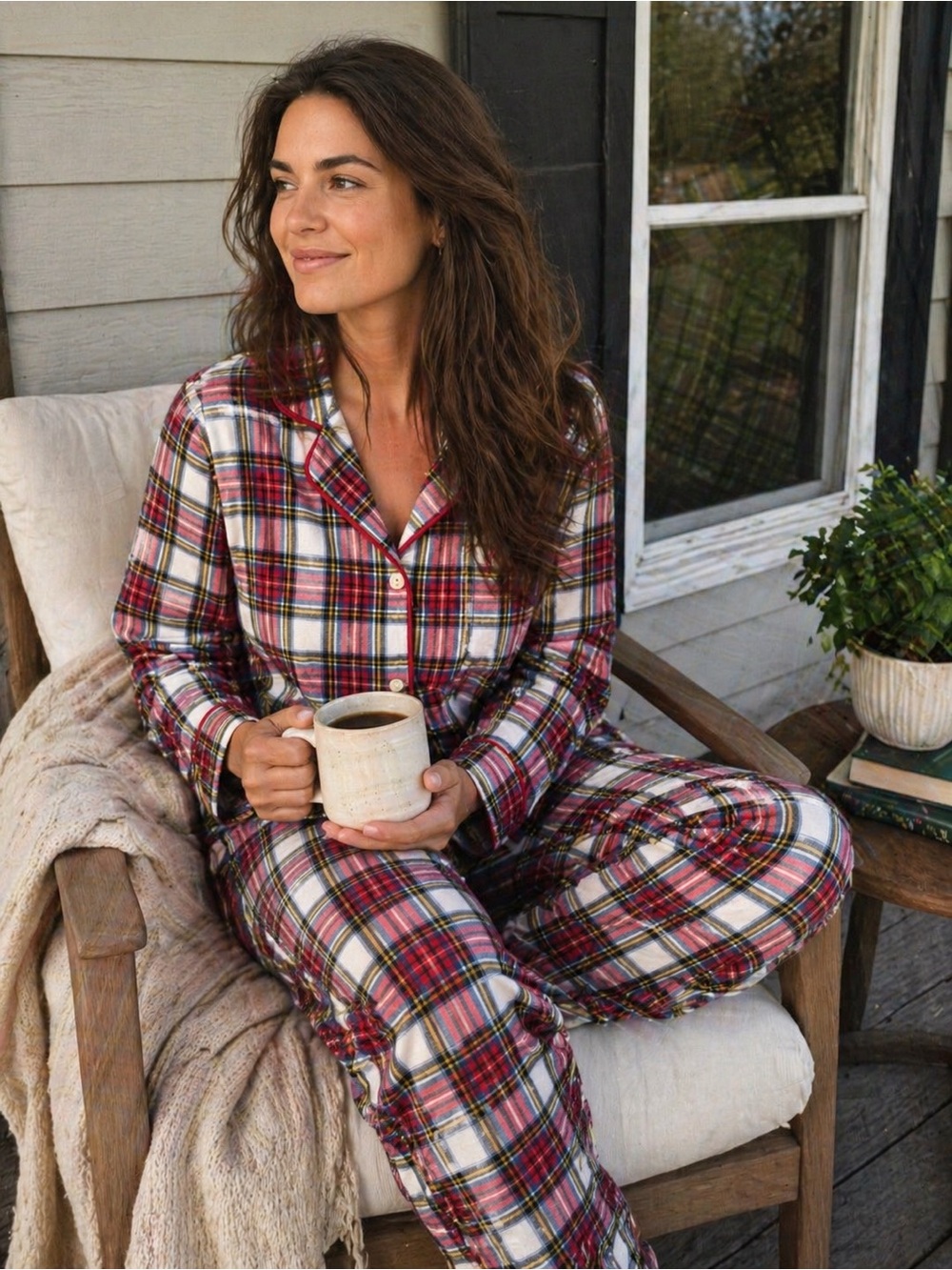 J. Crew flannel pajama set Women’s XS
